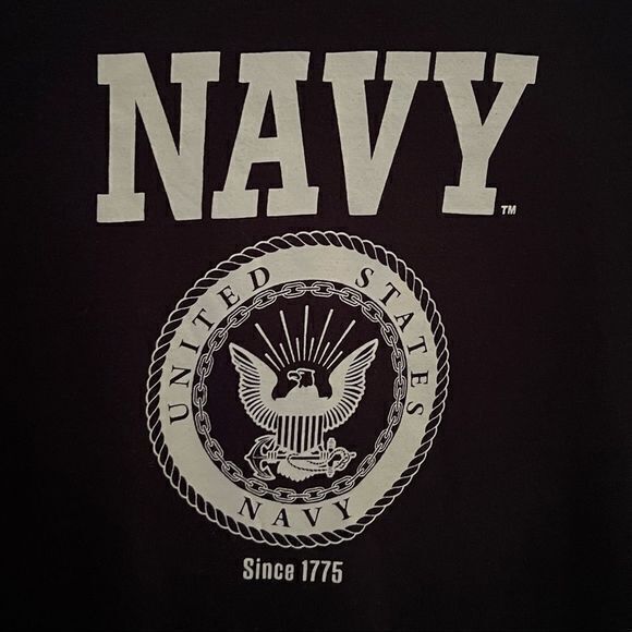 NWOT Rothco US Navy Short Sleeve Navy Blue Tshirt Size Large - Picture 4 of 4